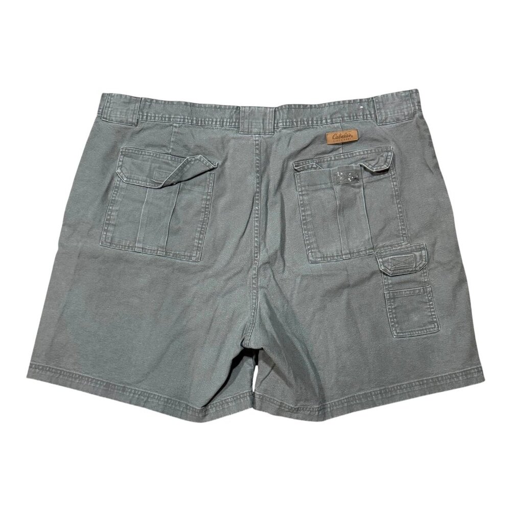 Cabelas Shorts 46 Olive Green Pocket Hiking Cargo Utility Beige 7 Pocket Hiker